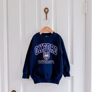 Oxford University Navy Kids Sweatshirt
